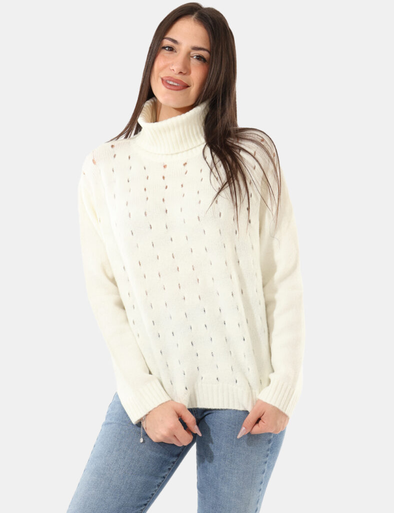 Abbigliamento donna scontato - Maglione Rue De Clerie Panna