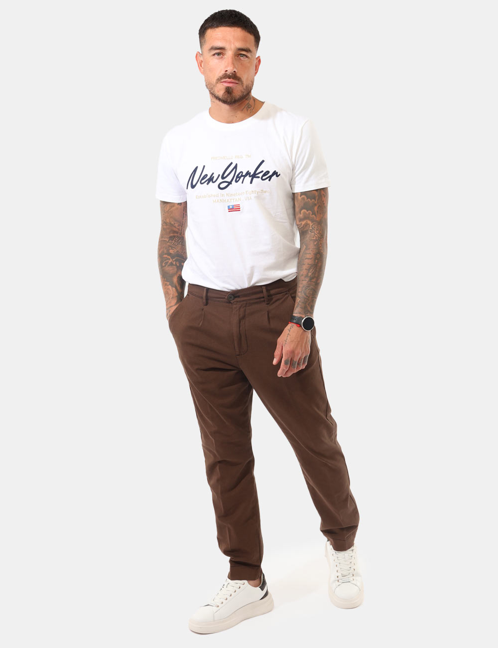 PSI742GR-SA_MORO_AI25_1 Pantalone Gazzarrini Marrone - Cod. art. PSI742GR SAVi ricordiamo che tutti i nostri articoli sono originali.