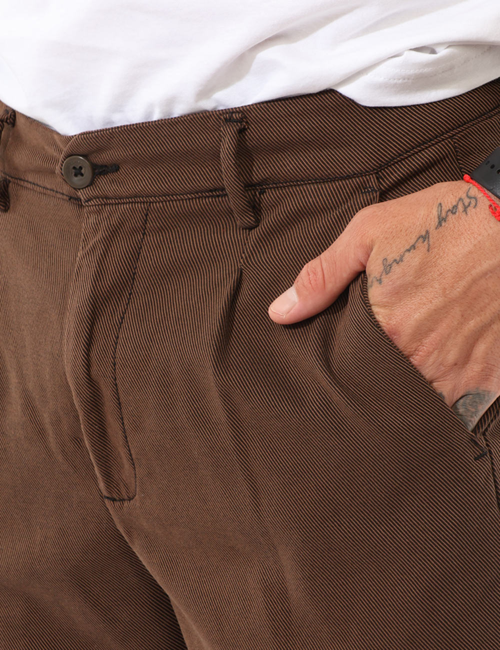 PSI742GR-SA_MORO_AI25_6 Pantalone Gazzarrini Marrone - Cod. art. PSI742GR SAVi ricordiamo che tutti i nostri articoli sono originali.