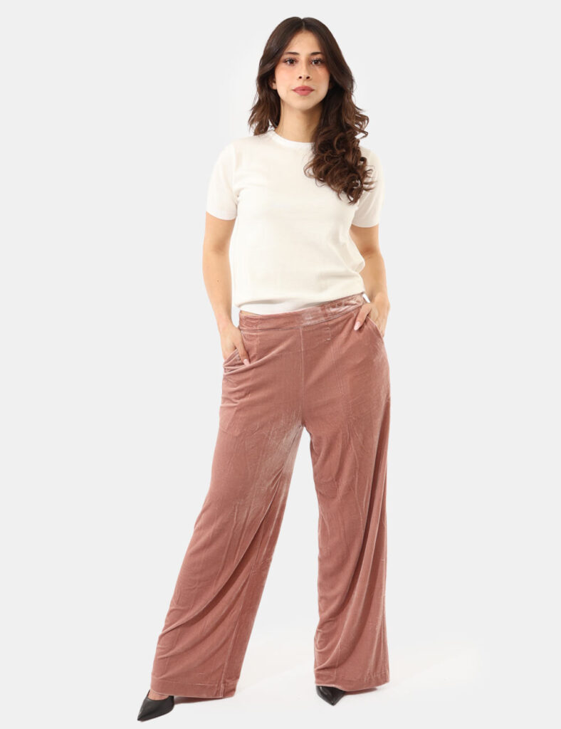 Abbigliamento donna scontato - Pantalone Sandro Ferrone Rosa