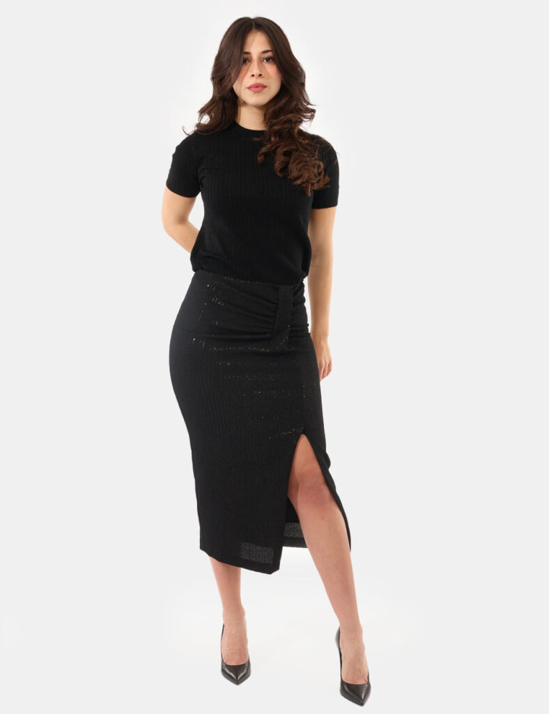 Abbigliamento donna scontato - Gonna Sandro Ferrone Nero