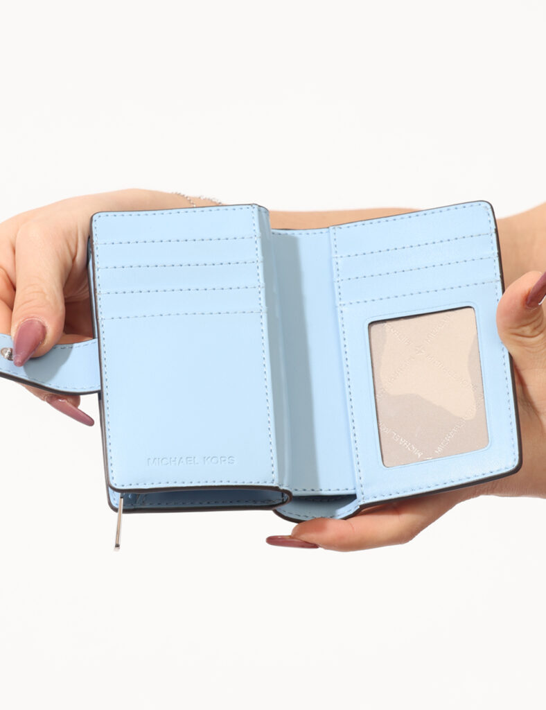 Portafoglio Michael Kors Azzurro