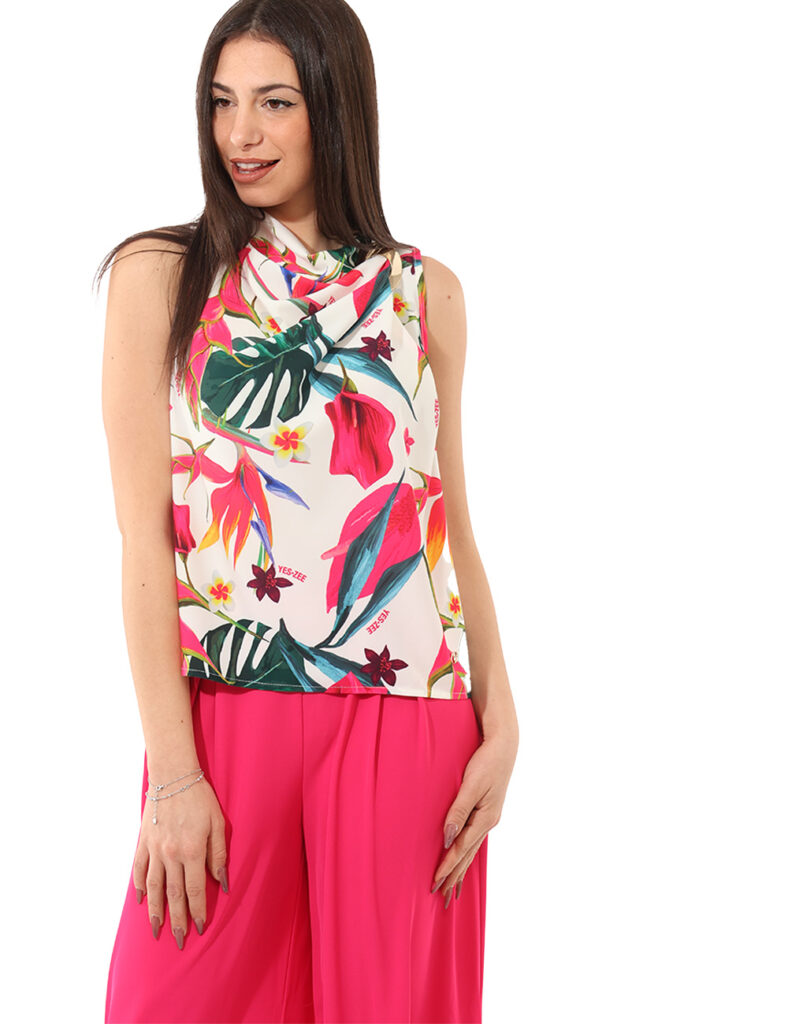 Top Yes Zee Bianco - b>Top YES ZEE Bianco Fresco, luminoso e facile da abbinare, questo Top YES ZEE Bianco è il capo ideale