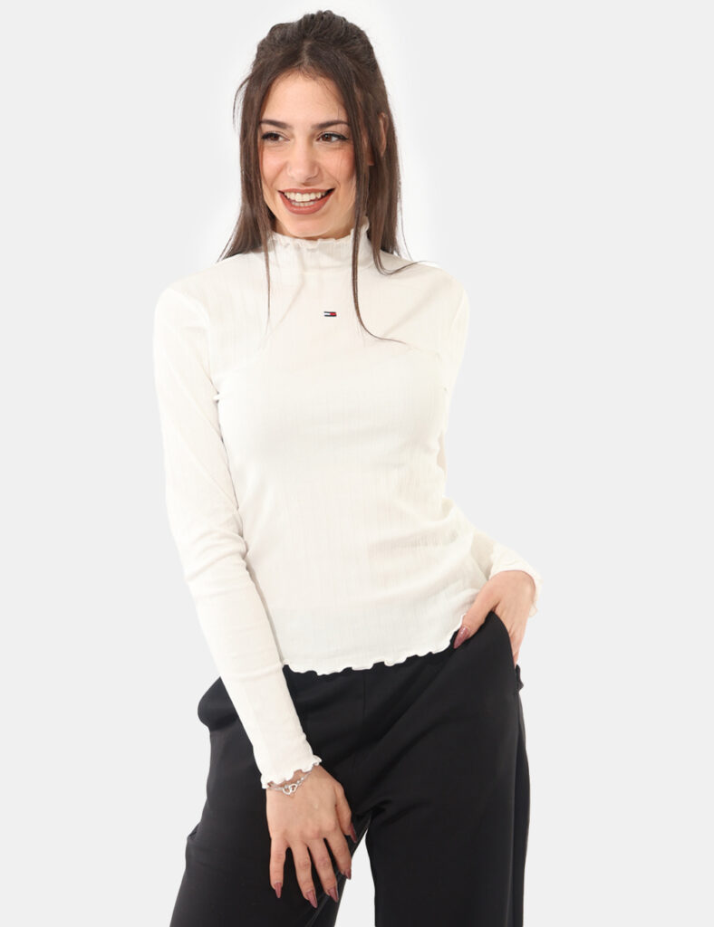 Abbigliamento donna scontato - Maglia Tommy Hilfiger Bianco