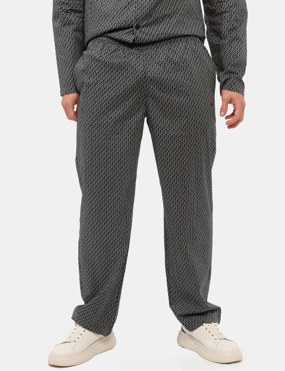 EM000615-AF19318-GI-CB_NERO_PE26_6 Pigiama Emporio Armani tg.M - Pigiama EMPORIO ARMANI Il Pigiama EMPORIO ARMANI in fantasia da uomo è pensato per chi desider