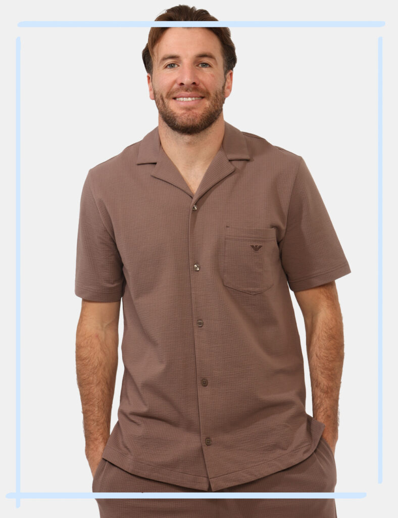 Abbigliamento Emporio Armani uomo - Pigiama Emporio Armani Marrone tg. M