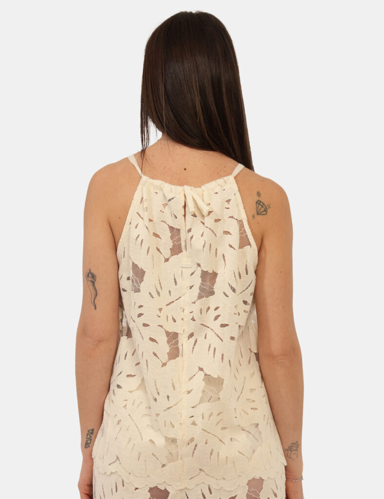 Abbigliamento e accessori da donna Armani - Top Emporio Armani Panna tg.S