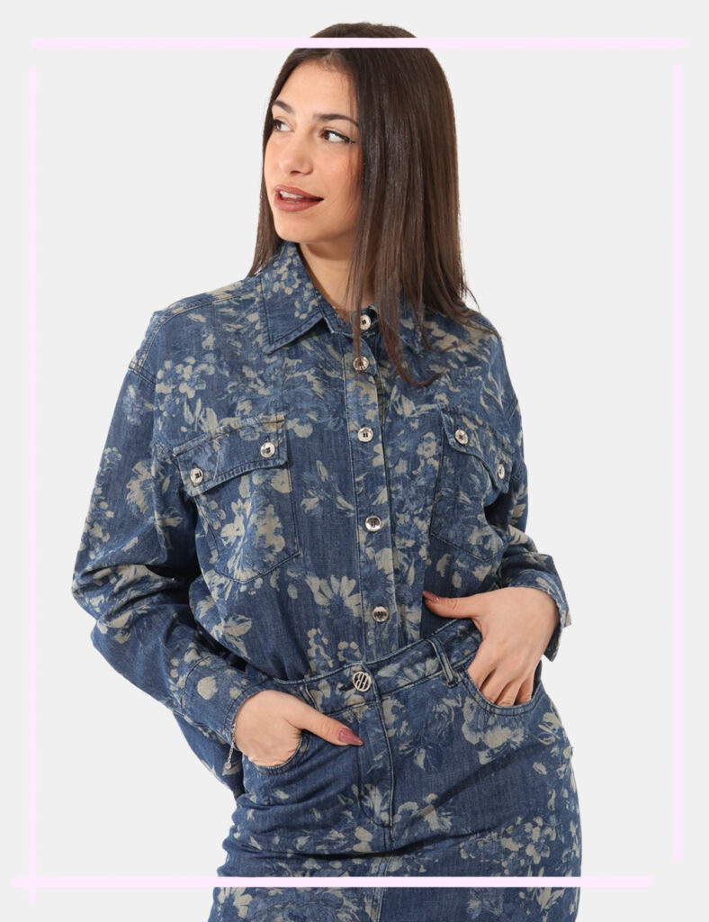 Fracomina outlet - Camicia Fracomina Blu taglia S
