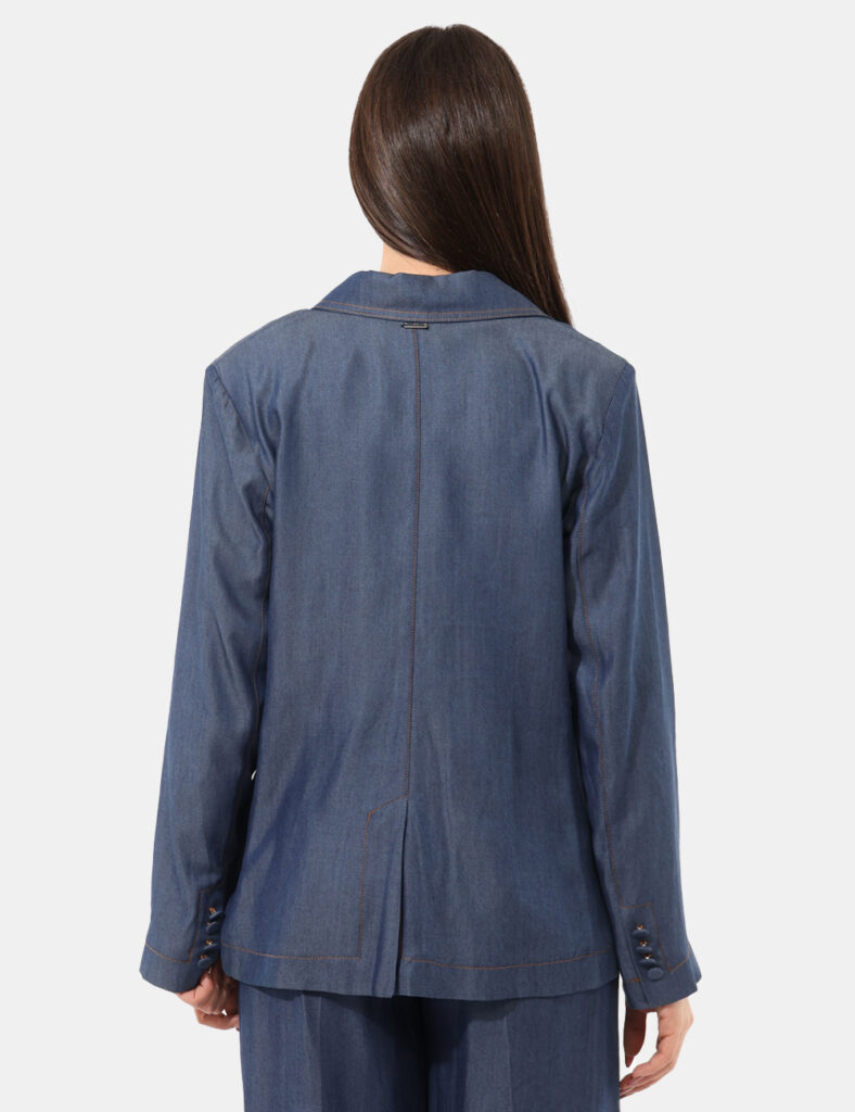 Fracomina outlet - Blazer Fracomina Blu taglia S