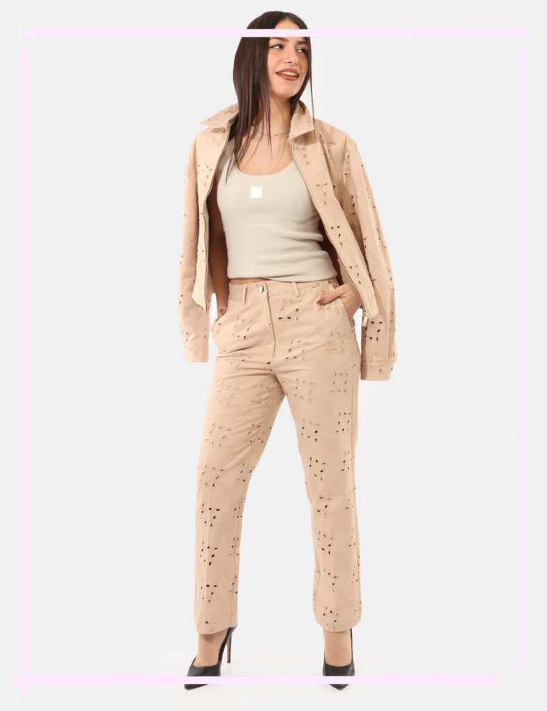 Campionari moda donna e uomo - Pantaloni Fracomina Beige tg. 27