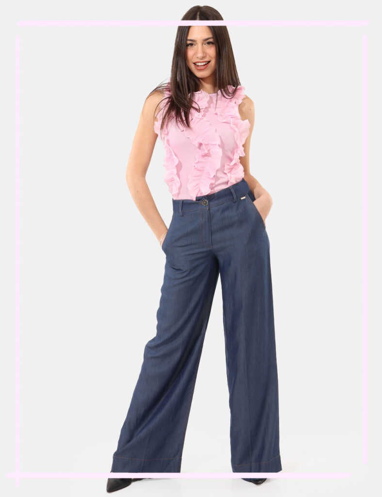 Pantaloni Fracomina blu taglia S