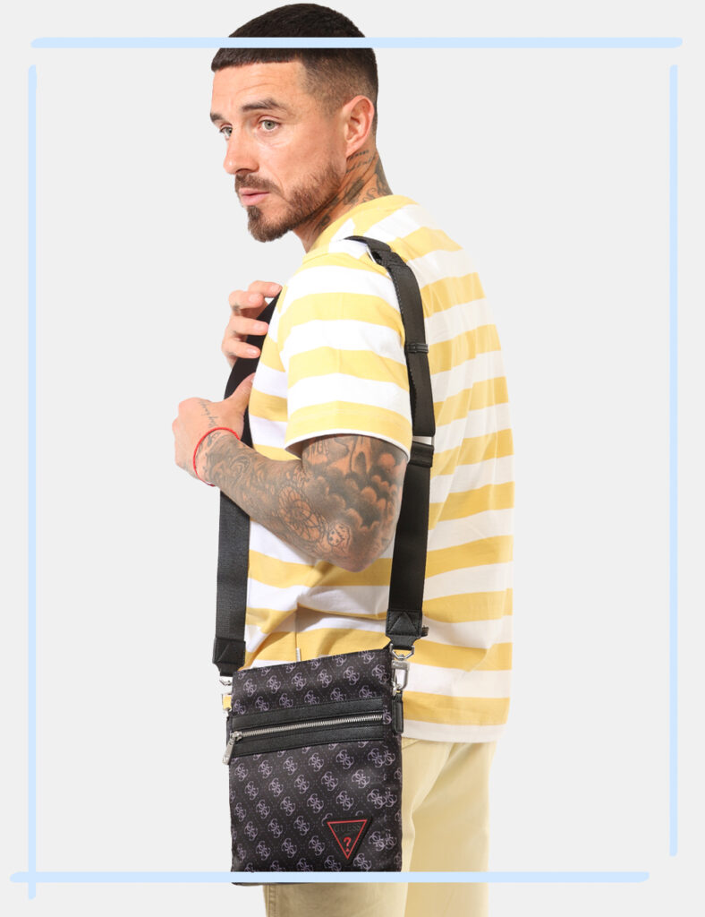 Borsa a tracolla Guess Nero
