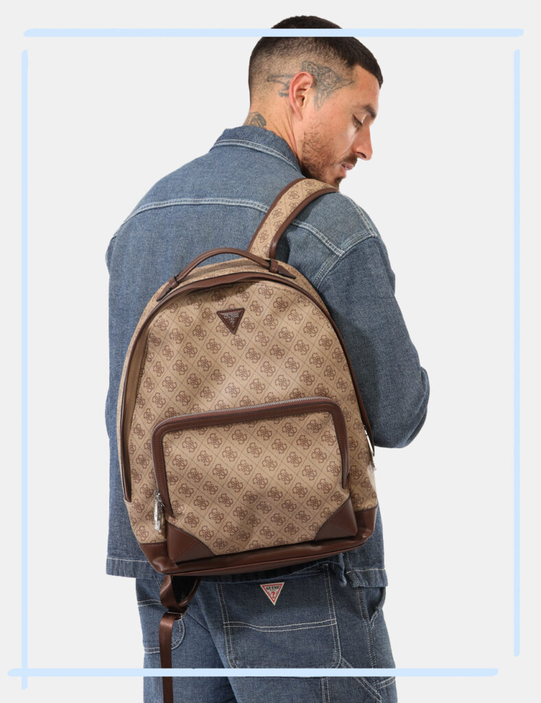 Campionari moda donna e uomo - Zaino Guess Beige