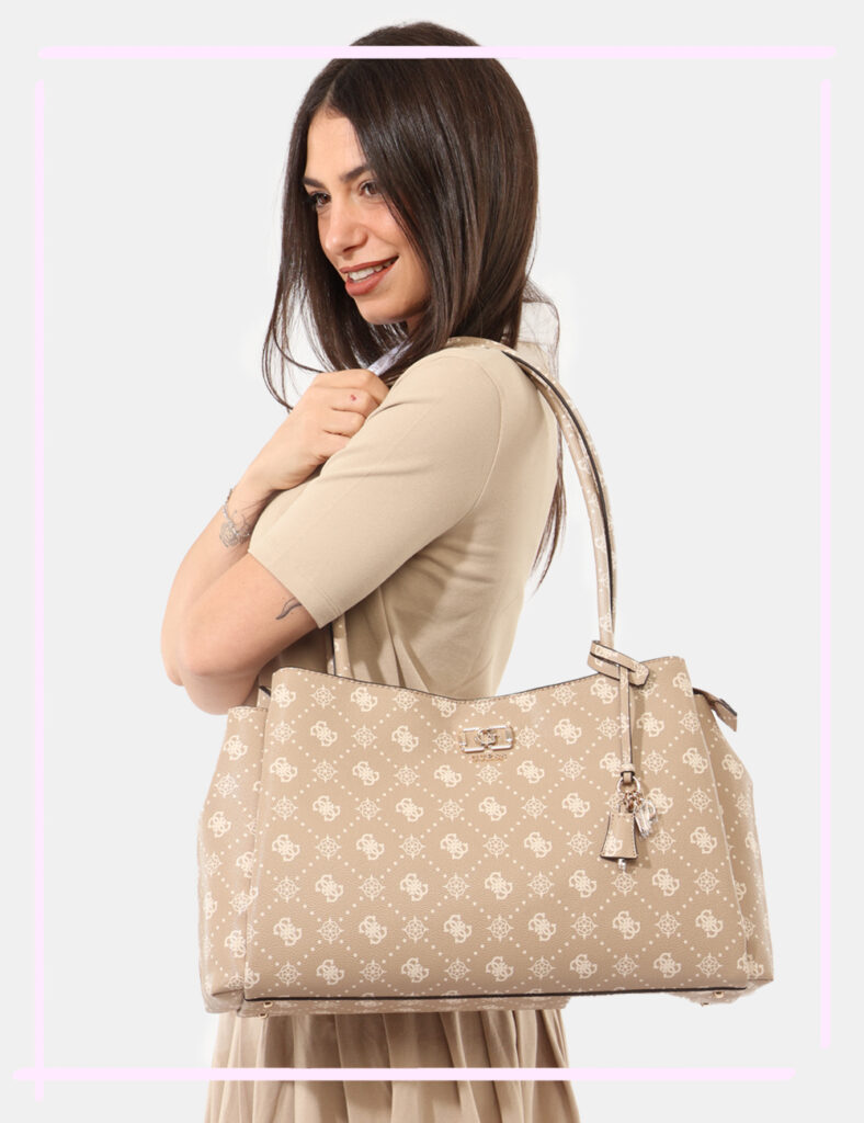 Borsa donna scontata - Borsa Guess Beige
