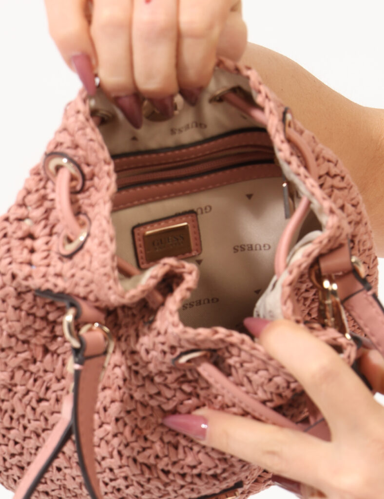 Borsa donna scontata - Pochette Guess Rosa