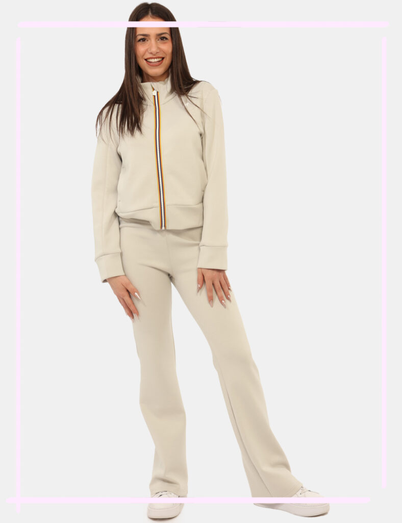 Abbigliamento donna scontato - Pantaloni K-Way Beige tg. S