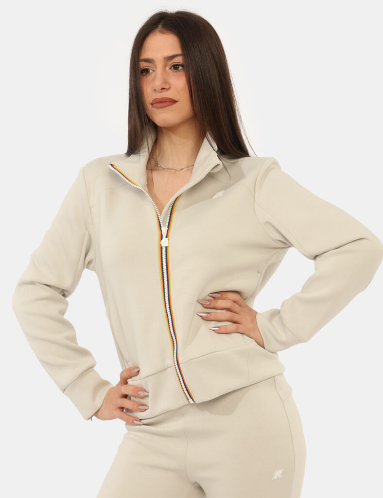 Abbigliamento donna scontato - Felpa K-Way Beige tg. S