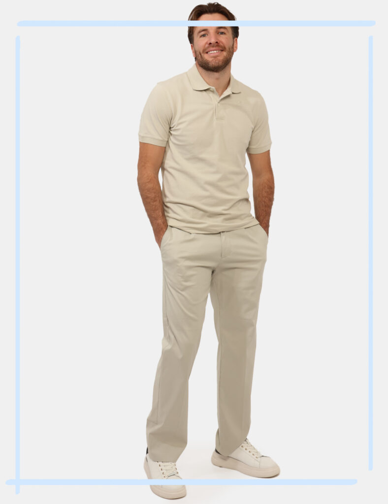 Pantaloni K-Way Beige tg. L