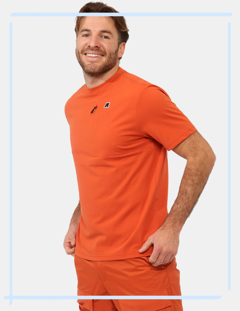 T-shirt K-Way Arancione tg. L