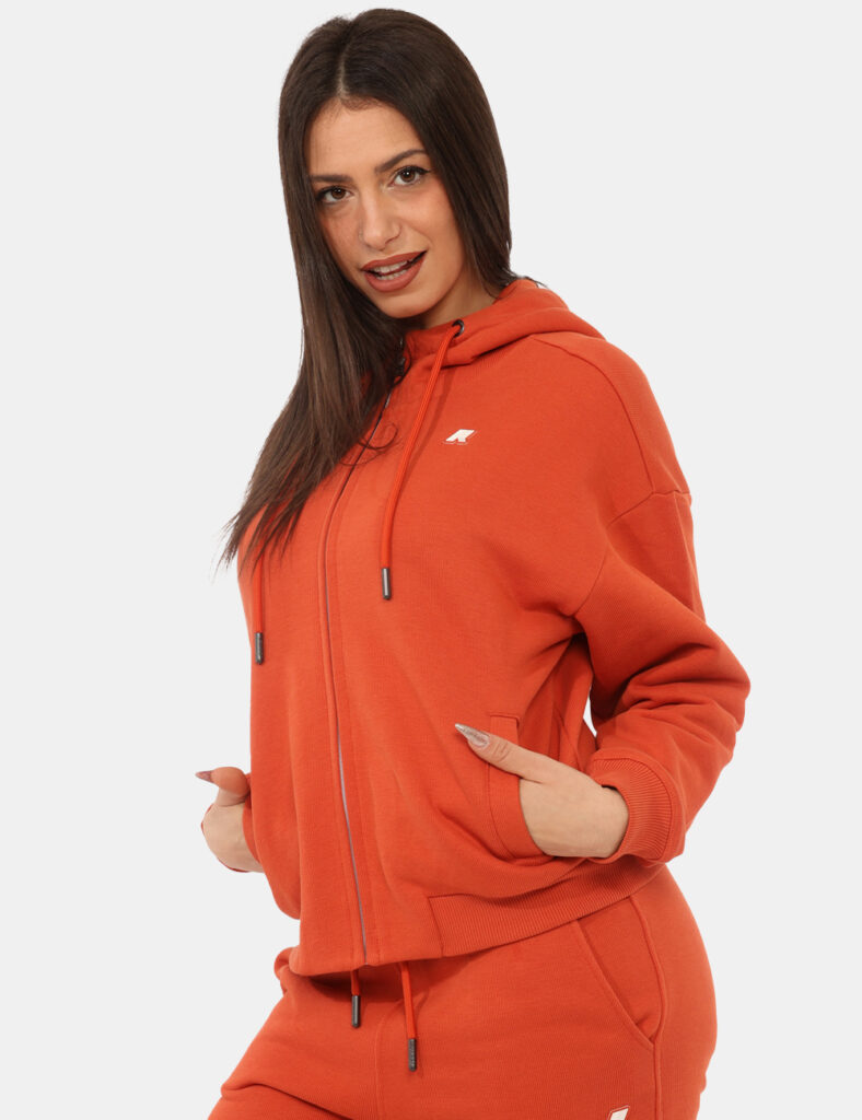 Abbigliamento donna scontato - Felpa K-Way Arancione tg. S