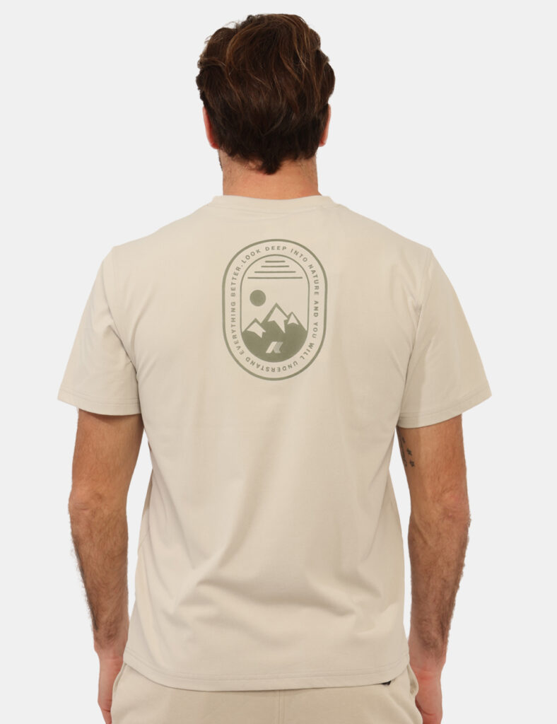 T-shirt K-Way Beige tg.L