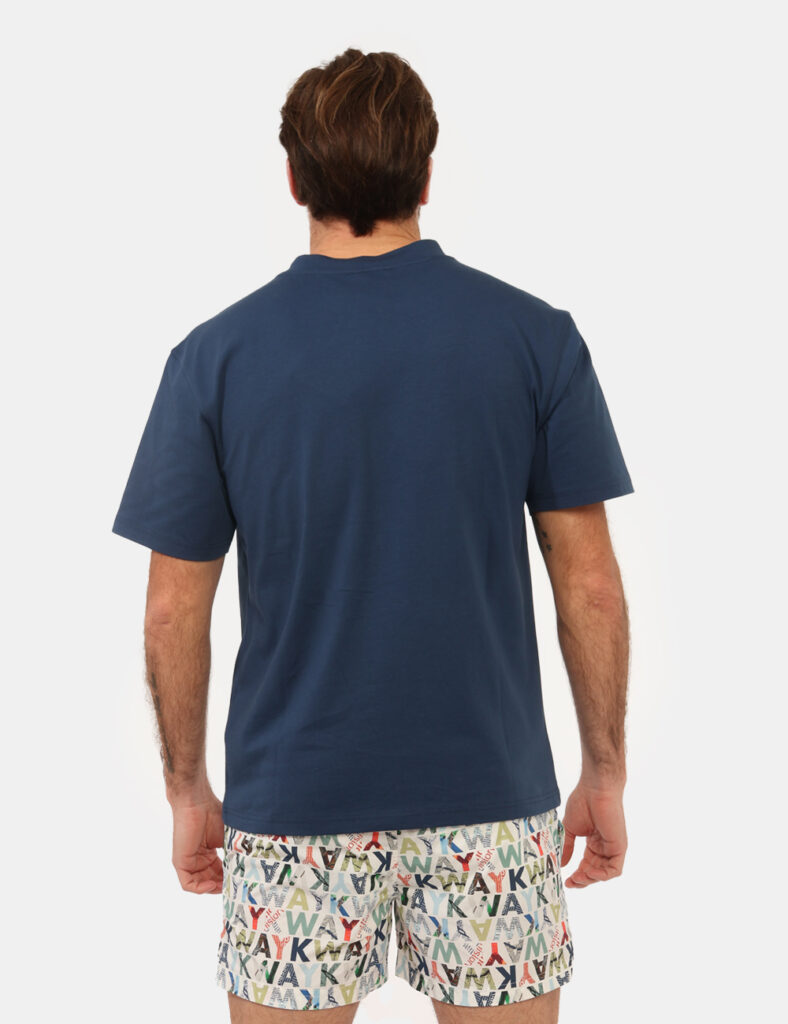 T-shirt K-Way Blu tg.L