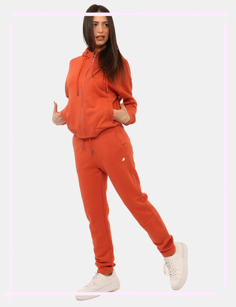 Abbigliamento donna scontato - Pantaloni K-Way Arancione tg.S
