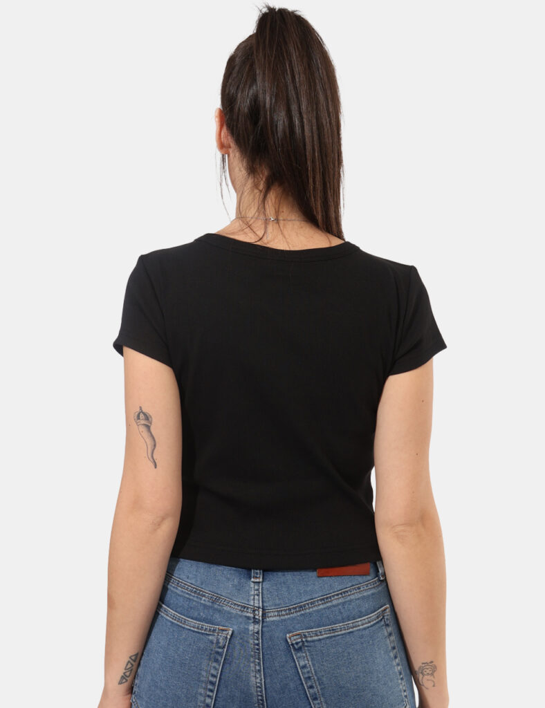 Abbigliamento donna scontato - T-shirt Calvin Klein Nero