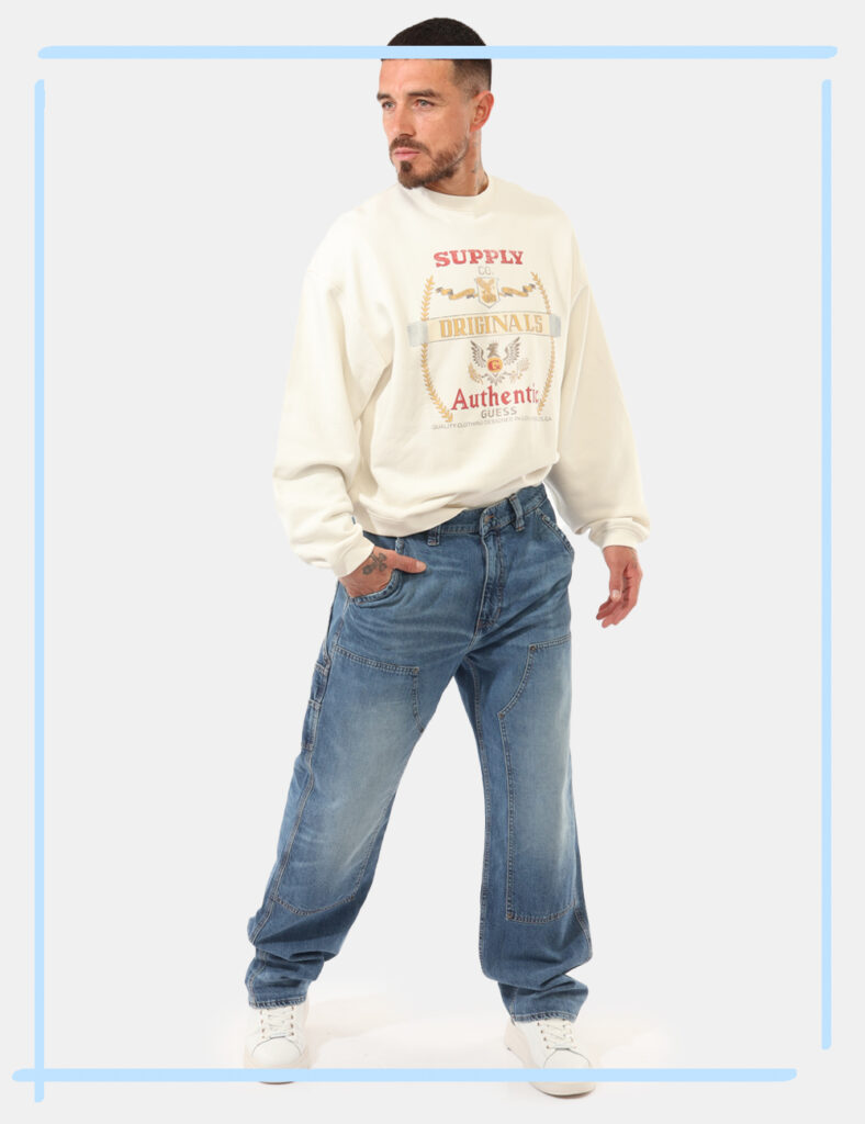 Jeans Guess Jeans taglia L - Jeans GUESS da uomo I Jeans GUESS da uomo sono il capo ideale per chi cerca uno stile deciso, c