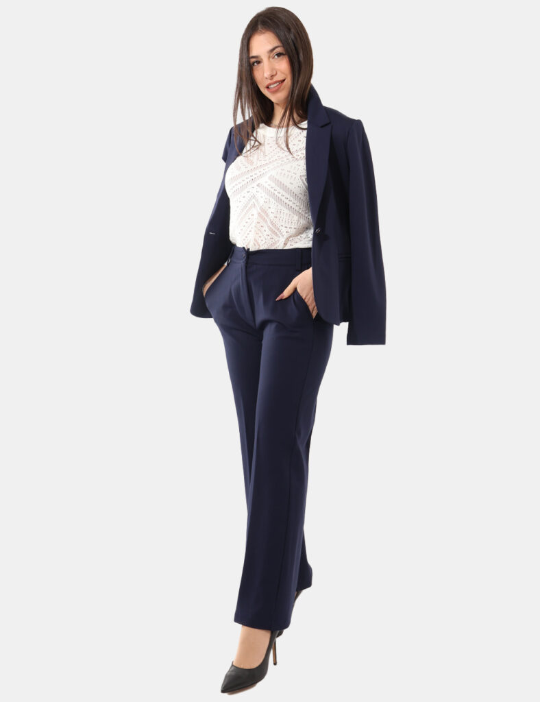 Abbigliamento donna scontato - Pantaloni Yes Zee Blu