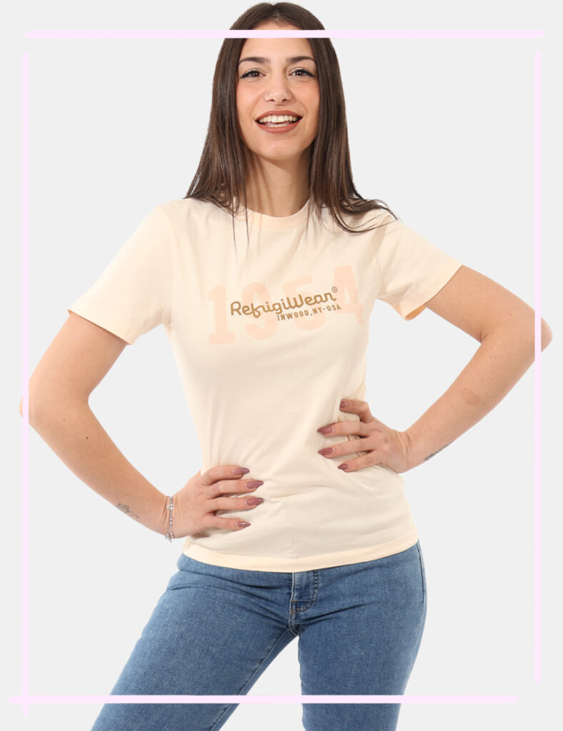 Abbigliamento donna scontato - T-shirt Refrigiwear Rosa tg. S