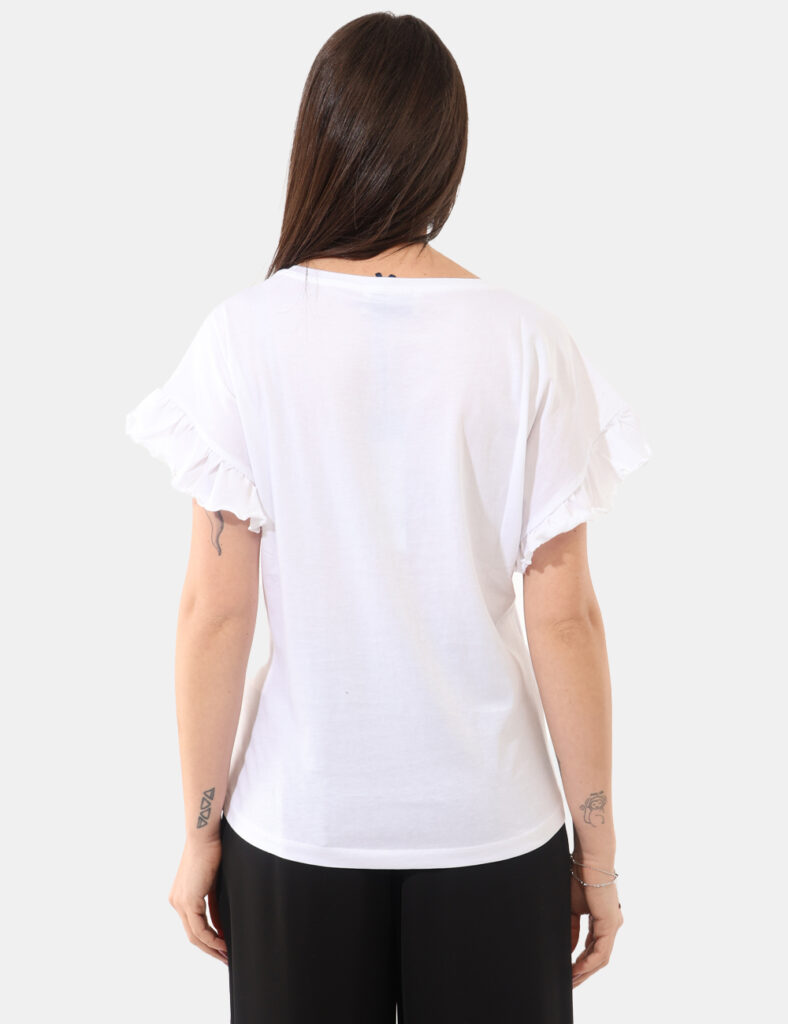 Abbigliamento donna scontato - T-shirt Yes Zee Bianco