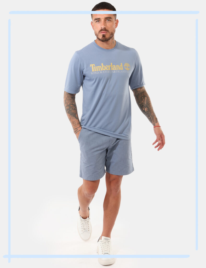 Campionari moda donna e uomo - Bermuda Timberland Azzurro tg. 32