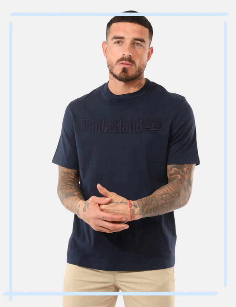 Campionari moda donna e uomo - T-shirt Timberland Blu tg. M