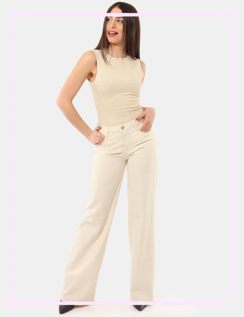 Pantalone Guess Beige taglia S - Pantalone GUESS Beige da donna Il Pantalone GUESS Beige da donna è un capo elegante e versa