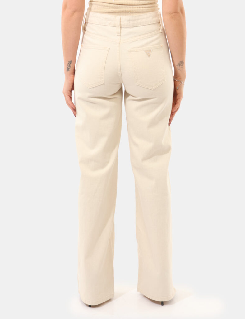 Pantalone Guess Beige taglia S - Pantalone GUESS Beige da donna Il Pantalone GUESS Beige da donna è un capo elegante e versa