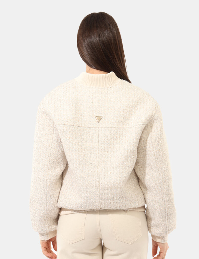 Cappotto giacca Guess scontata - Bomber Guess Beige taglia S