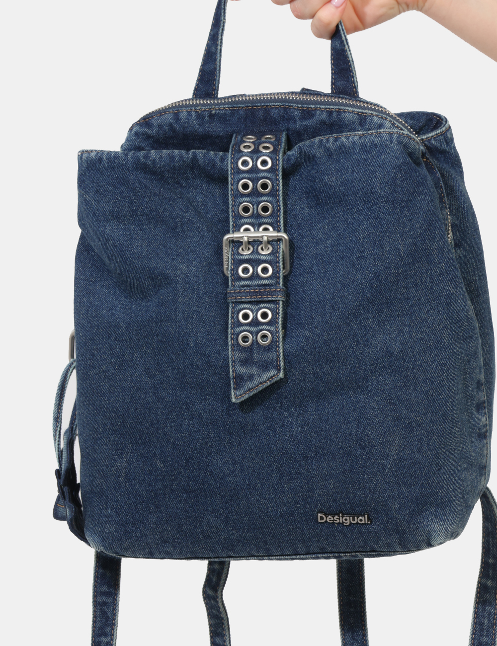 26SAKD03-OB_BLU_PE26_3 Zaino Desigual Blu - Zaino DESIGUAL Blu da donna Scopri lo stile unico e contemporaneo dello Zaino DESIGUAL Blu, l’accessori