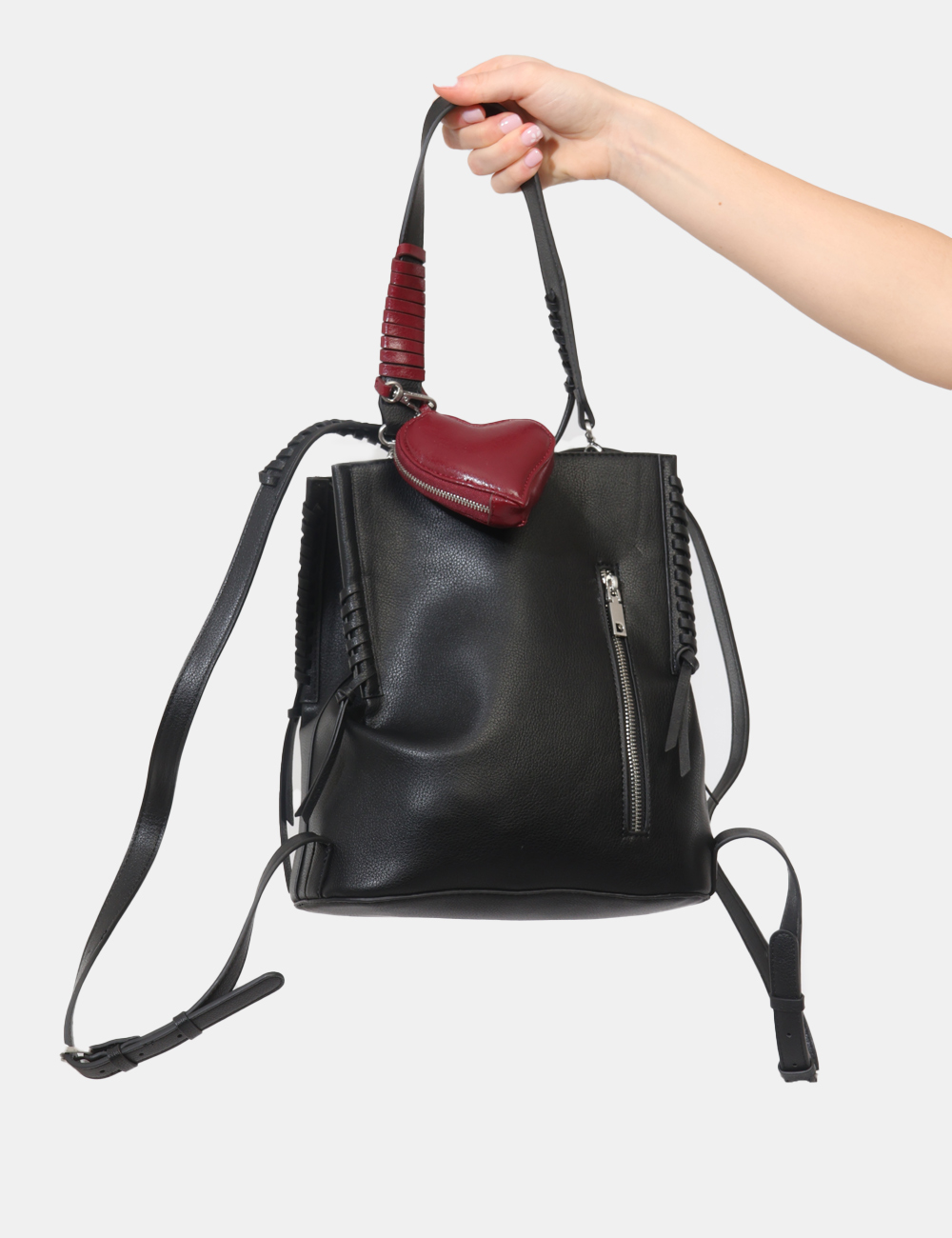 26SAKP21-OB_NERO_PE26_5 Zaino Desigual Nero - Zaino DESIGUAL Nero da donna Pratico, moderno e ricco di dettagli distintivi, lo Zaino DESIGUAL Nero è