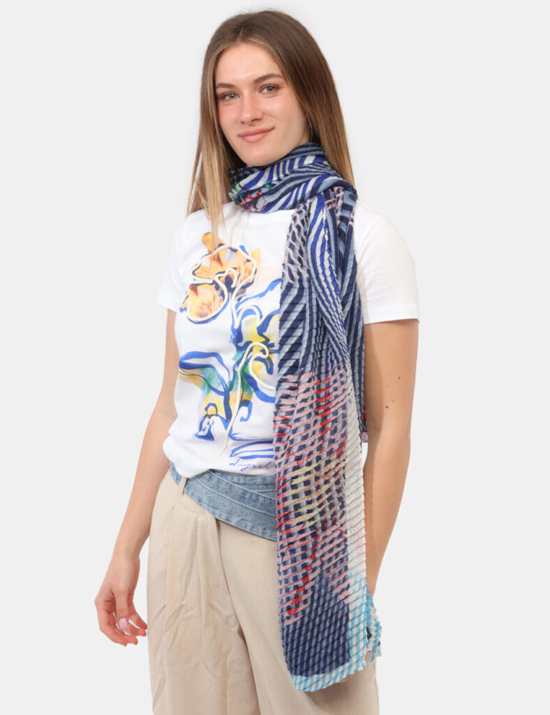 Accessori da donna - Pashmina Desigual Blu