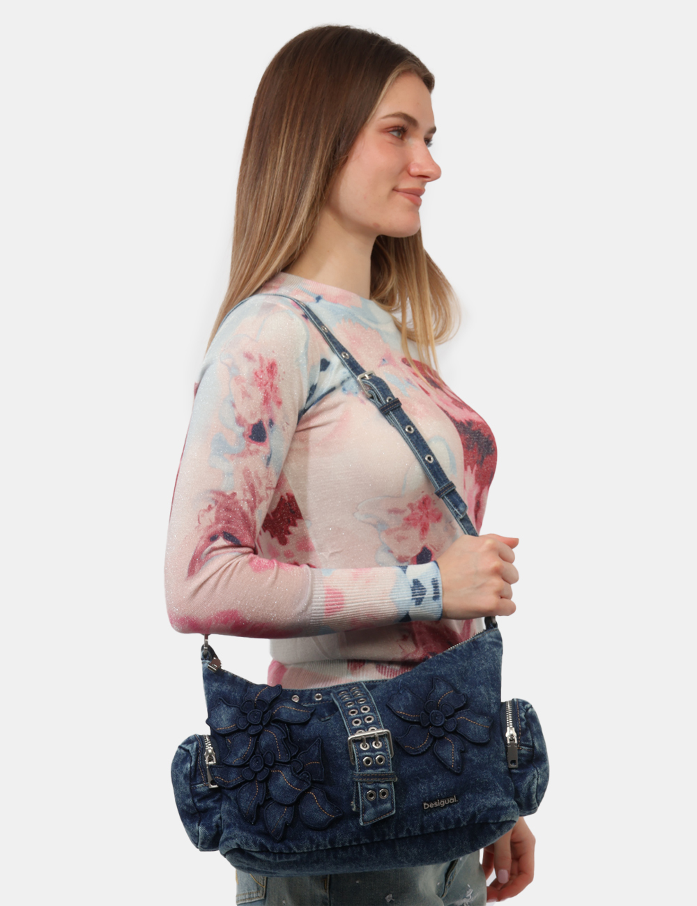 26SAXD21-OB_BLU_PE26_1 Borsa Desigual Blu - Borsa DESIGUAL Blu da donna Versatile, capiente e dal carattere distintivo, la Borsa DESIGUAL Blu è l’a