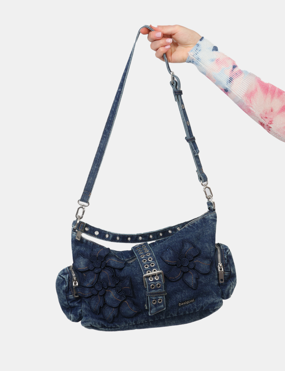 26SAXD21-OB_BLU_PE26_6 Borsa Desigual Blu - Borsa DESIGUAL Blu da donna Versatile, capiente e dal carattere distintivo, la Borsa DESIGUAL Blu è l’a