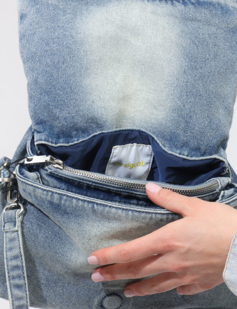 Borsa Desigual Azzurra - Borsa DESIGUAL Azzurra da donna Fresca, pratica e dal design contemporaneo, la Borsa DESIGUAL Azzur