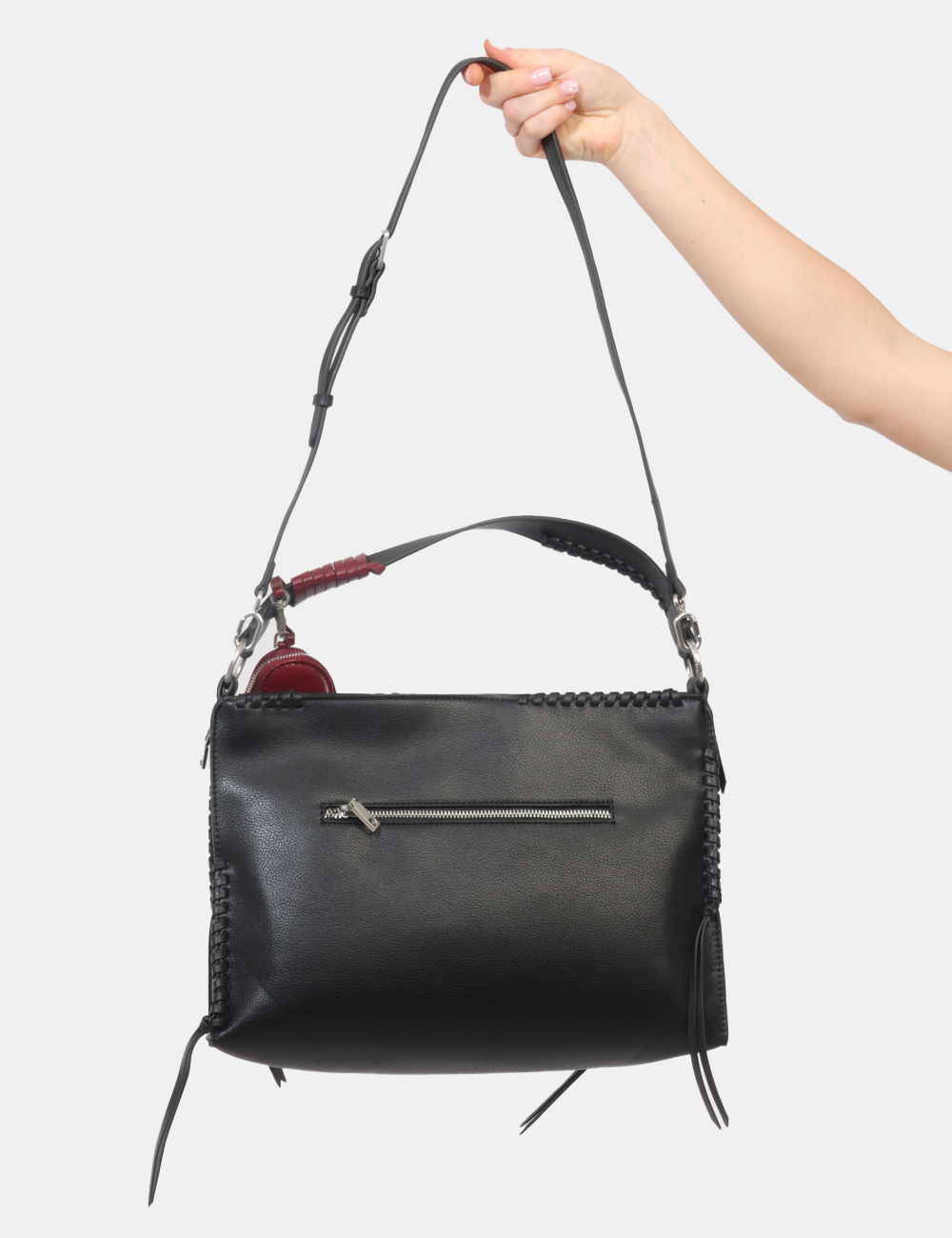 26SAXP93-OB_NERO_PE26_7 Borsa Desigual Nera - Borsa DESIGUAL Nera da donna Pratica, capiente e dal design contemporaneo, la Borsa DESIGUAL Nera è l’