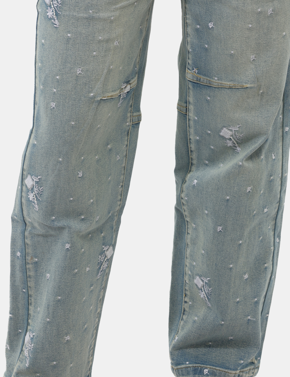 26SWDD36-OB_BLU_PE26_3 Jeans Desigual Azzurro - Jeans DESIGUAL Azzurri da donna I Jeans DESIGUAL Azzurri sono pensati per accompagnarti con stile n