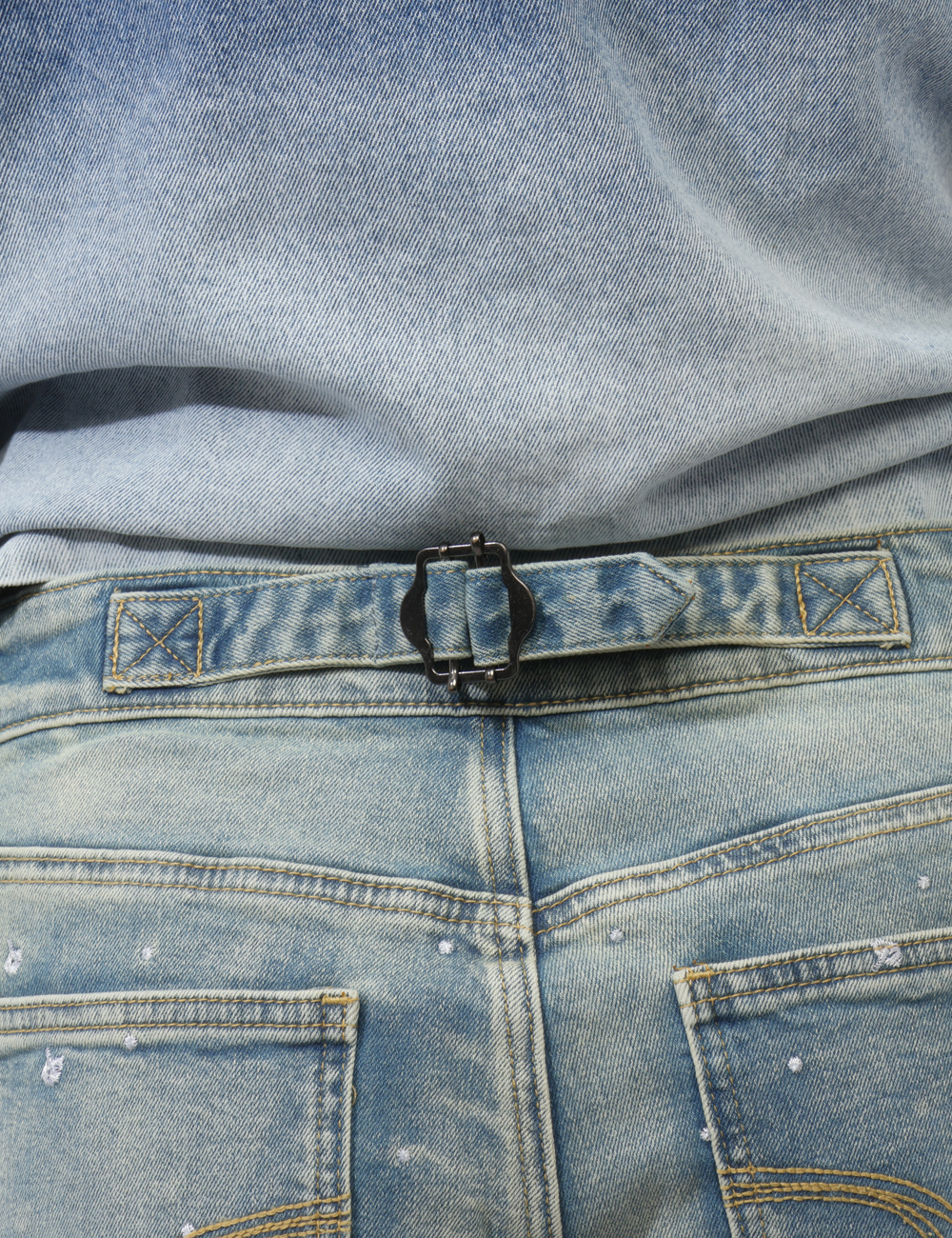 26SWDD36-OB_BLU_PE26_5 Jeans Desigual Azzurro - Jeans DESIGUAL Azzurri da donna I Jeans DESIGUAL Azzurri sono pensati per accompagnarti con stile n