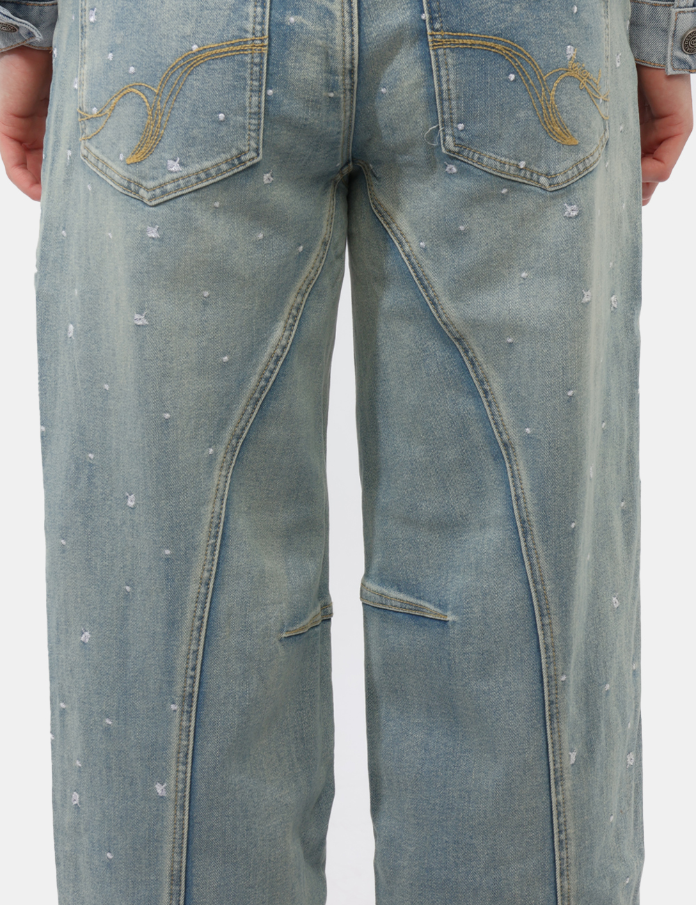 26SWDD36-OB_BLU_PE26_6 Jeans Desigual Azzurro - Jeans DESIGUAL Azzurri da donna I Jeans DESIGUAL Azzurri sono pensati per accompagnarti con stile n