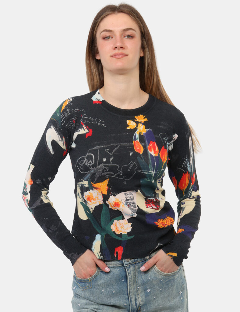 Abbigliamento donna scontato - Maglia Desigual Nero