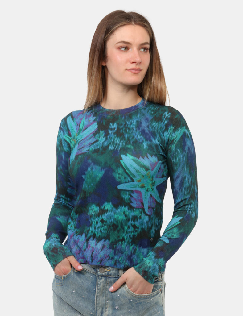 Abbigliamento donna scontato - Maglia Desigual Blu