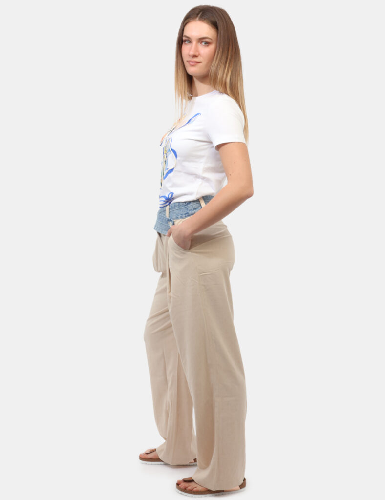 Abbigliamento donna scontato - Pantalone Desigual Beige